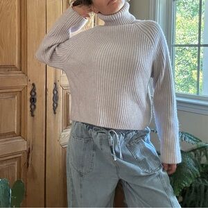 H&M Purple Turtleneck Sweater